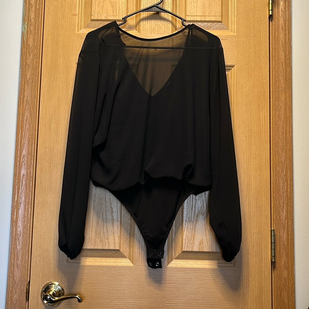 Express Sheer Double Layer Bodysuit